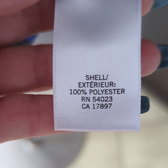 Banana Republic Blue Geometric Blouse - Picture 5 of 6